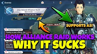 JEJU RAID CO-OP MODE! HOW IT WORKS \u0026 IT SUCKS! SUPPORTS ARE FINALLY A5! [Solo Leveling: Arise]