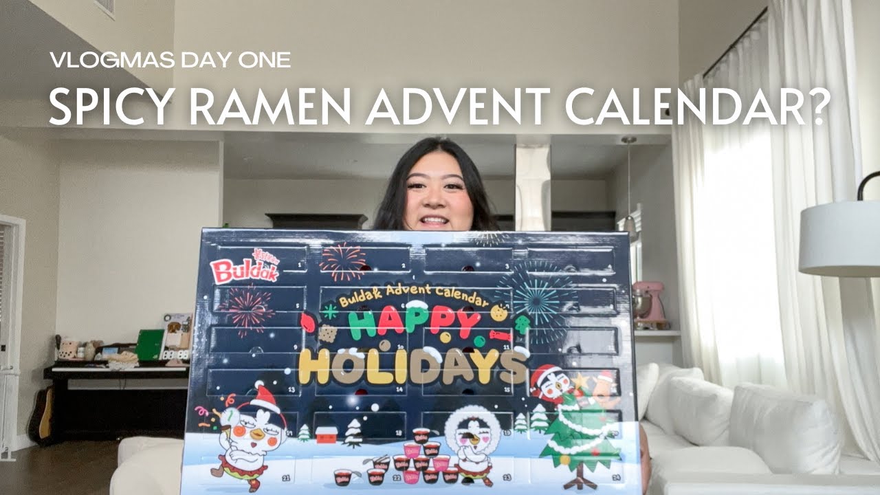 Buldak Ramen Advent Calendar 2022 – Printable Template Calendar