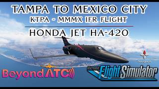 HJET | live weather | TAMPA - MEXICO CITY | FULL FLIGHT | #msfs2020