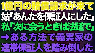 ある日、1億円の損害賠償金の請求が。姑「あんたを保証人にしたｗ」私「次に会うときは法廷で」→ある方法で義実家の借金の連帯保証人を踏み倒した結果