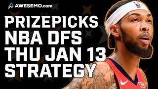 PrizePicks NBA Fantasy Strategy & Picks Today | Thursday 1/13/22
