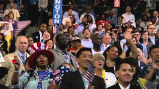 Marc Anthony sings the National Anthem at the 2012 DNC