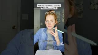 POV: You’re in Class with the “Main Character” 📚
