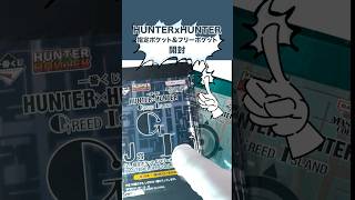 1番くじ　HUNTERx HUNTER G.I. 指定ポケット\u0026フリーポケット今更だけど開封　#short #hunterxhunter #一番くじ #開封動画