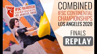 IFSC Pan American Championships Los Angeles 2020 || Men's Combined final