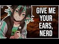 3DIO ASMR | Tomboy Cleans your Ears in her Blanket Fort 🔥 | Deep Voice | Chaotic Ear Cleaning