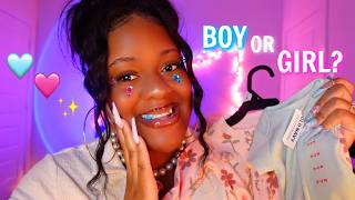 WE FOUND OUT THE GENDER!!!!… 👶🏽💗💙 (ASMR Gender Reveal✨)
