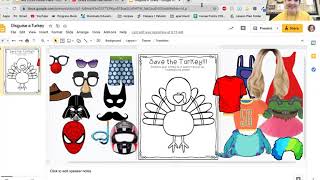 Disguise a Turkey Activity!