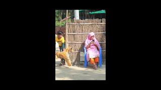 FAKE TIGER SCARY PRANK! | SAGOR BHUYAN