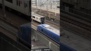 みずほとソニックと通勤電車😆🚃#jr九州 #新幹線 #883系