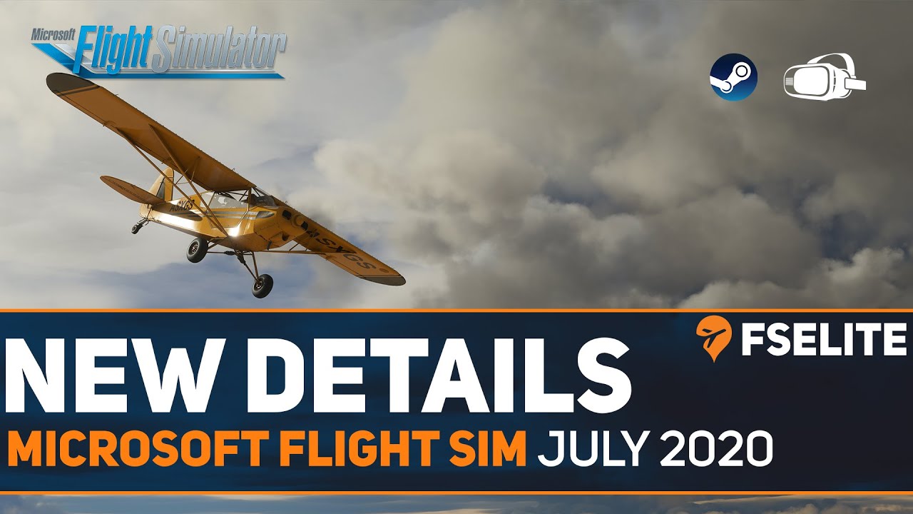 Microsoft Flight Simulator - Coming To Steam And VR Support - YouTube