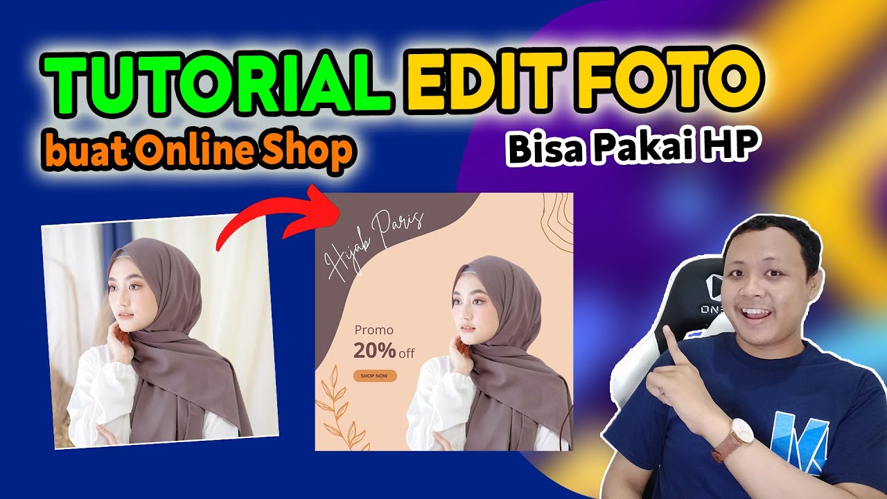 GAMPANG BANGET !!! Cara Edit Foto Produk Online Shop Buat Pemula Biar ...