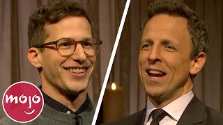 Top 10 Andy Samberg \u0026 Seth Meyers Bromance Moments