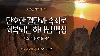 [양재 새벽기도회] 단호한 결단과 속죄로 회복되는 하나님 백성 (에스라 10:16-44)│2022.04.22