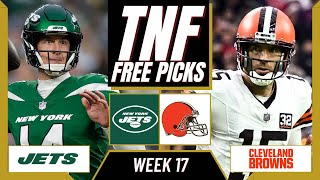 Thursday Night Football Picks (NFL Week 17) JETS vs. BROWNS | TNF Parlay Picks