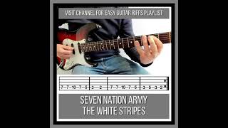 Easy Guitar Riffs - Seven Nation Army (TAB) - The White Stripes - How to Play Seven Nation Army