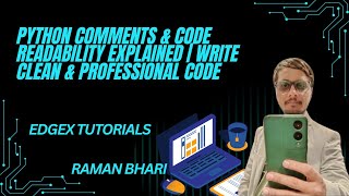 Python Comments & Code Readability Explained | Write Clean & Professional Code