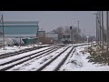 室蘭本線キハ150系　栗山駅発車