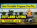 Outland Living Firebowl 870 Premium Portable Propane Fire Pit - Best Portable Propane Fire Pits