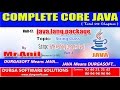 Core Java -  java.lang.package -  Buffer Area(String Constant Pool area) Part - 1