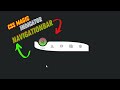 Magic Navigation Menu Indicator using Html CSS & JavaScript | Curve Outside Effects| Navigation  Bar