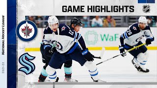 Jets @ Kraken 12/9/21 | NHL Highlights