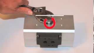 Converting an O Series Pneumatic Actuator from Fail Closed to Fail Open