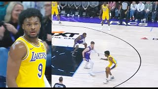 Bronny James Shocks Crowd After Taking Over With Aggressive Plays \u0026 Stepback! Lakers vs Jazz