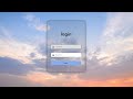 How To Create Transparent Login Form Using HTML and CSS