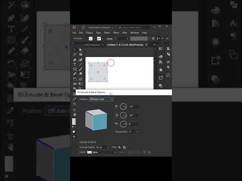 CARA BIKIN 3D OBJEK | Adobe Illustrator Tutorial - YouTube