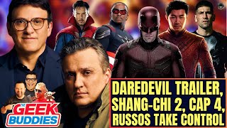 MARVEL Updates - Daredevil: Born Again, Shang-Chi 2, The Russos Take Control | THE GEEK BUDDIES