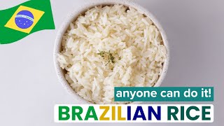 Fluffy rice the Brazilian style (Easy, Quick and Tasty!)