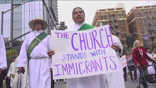 Local church holds prayer service, procession standing in solidarity for immigrants