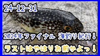 24-12-31 2024年ファイナル海釣り紀行！ラストはやはりお前かよっ！