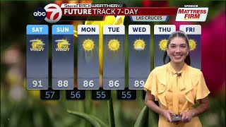 ABC-7 StormTrack Weather:Windy and critical fire danger expected across Borderland through Monday