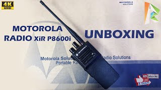 Motorola Two Way Radio XiR P8600i - UNBOXING | Walkie Talkie | 4K UHD