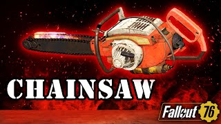 CHAINSAW - Full Guide - Location, Plan, Best Mods, Stats, Legendary - Fallout 76