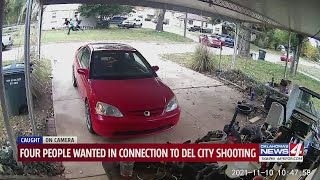 4 people wanted in connection to Del City shooting