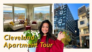 My apartment tour 2 bd + 2 bth vlog || Cleveland ~ Ohio city/hingetown