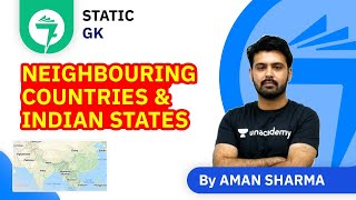 7-Minute GK Tricks | Neighbouring Countries & Indian States | By Aman Sharma
