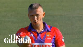 Pavel Florin: cricket's newest hero in action