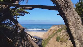 The Ritz-Carlton Half Moon Bay, CA. USA 7.2020 Aerial 4K