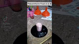 Polyurethane Foam Sample Mixing