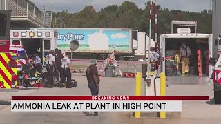 Ammonia leak at plant in High Point