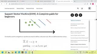 Support Vector Machine Theory & Python Implementation