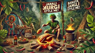 Jangali Murga 🍗|| Banaya Jangal me🍲 || chicken recipes 😋