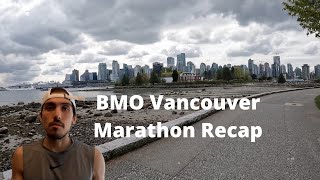 2022 BMO Vancouver Marathon Recap Summary