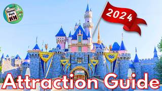 Disneyland ATTRACTION GUIDE - 2024 - All Rides & Shows - Anaheim, California