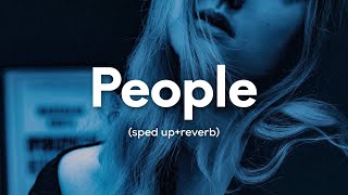Libianca - People (sped up+reverb) ft. Becky G