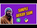 Simple array sum | Hackerrank Solution in Python
